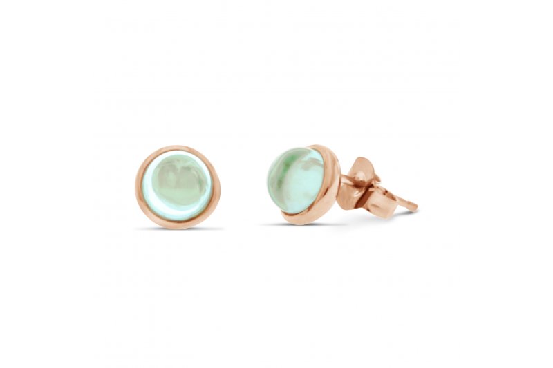 Carry Me Green Amethyst Studs