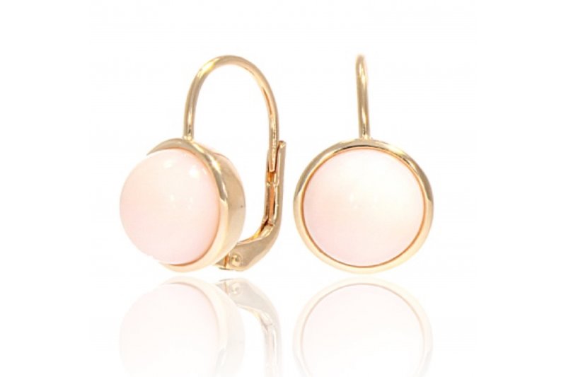 Carry Me Pink Opal Earrings