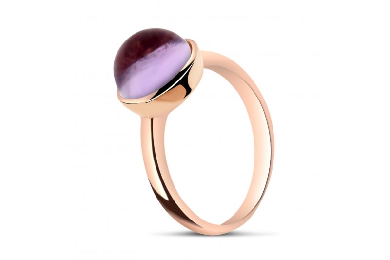 Carry Me Round Amethyst Ring