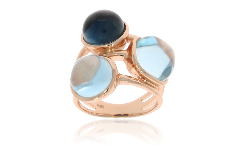 Carry Me Blue Topaz and London Blue Topaz Ring