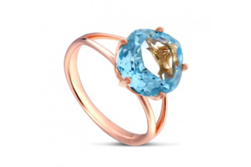 Enchant Blue Topaz Ring